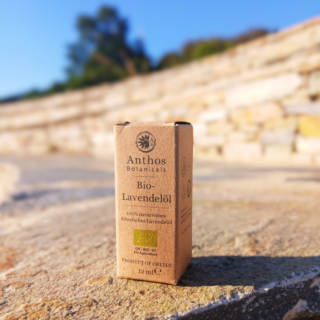 Anthos botanicals lavendel essential oil front